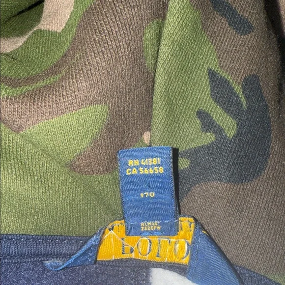 Polo by Ralph Lauren Navy and Gray Hoodie - Picture 5 of 5